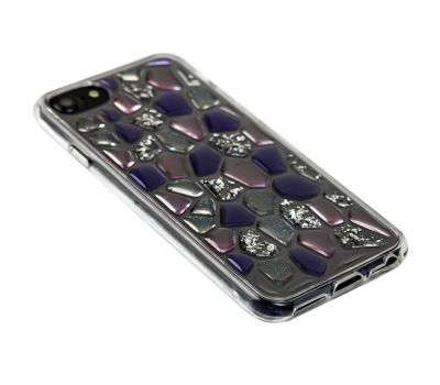 Чохол для iPhone 6 / 7 / 8 Colour stones фіолетовий 2882563