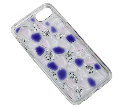 Чохол для iPhone 6 / 7 / 8 Colour stones фіолетовий 2882564