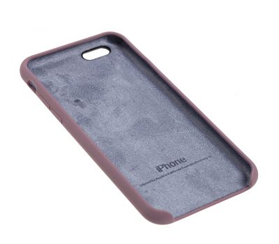 Чохол Silicone для iPhone 6 / 6s case blueberry / чорничний 2883590