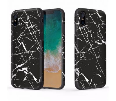 Чохол Apple iPhone X / Xs Rock Origin Textured marble чорний