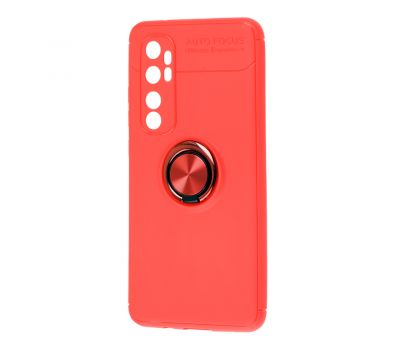 Чохол для Xiaomi Mi Note 10 Lite Deen ColorRing із кільцем червоний 2884816