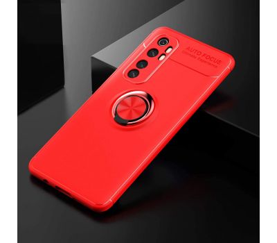 Чохол для Xiaomi Mi Note 10 Lite Deen ColorRing із кільцем червоний 2884815