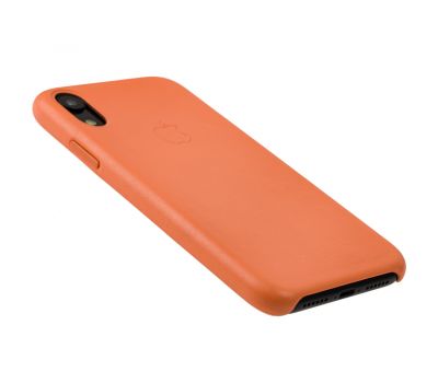 Чохол для iPhone Xr Leather classic "orange" 2885675