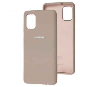 Чохол для Samsung Galaxy A31 (A315) Silicone Full сірий / lavender