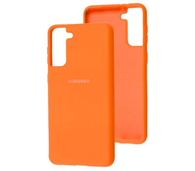 Чохол для Samsung Galaxy S21+ (G996) Silicone Full orange