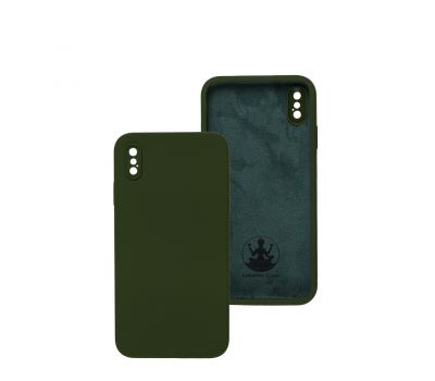 Чохол для iPhone Xs Max Lakshmi Square Full camera зелений / army green