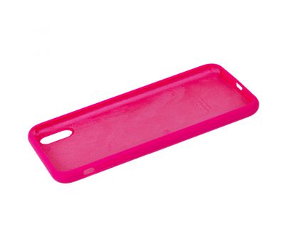 Чохол для iPhone X / Xs Silicone Full bright pink 2893668