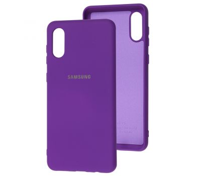 Чохол для Samsung Galaxy A02 (A022) Silicone Full фіолетовий / purple