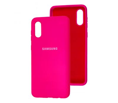 Чохол для Samsung Galaxy A02 (A022) Silicone Full рожевий / barbie pink