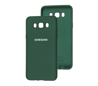 Чохол для Samsung J7 2016 (J710) Silicone Full зелений / dark green