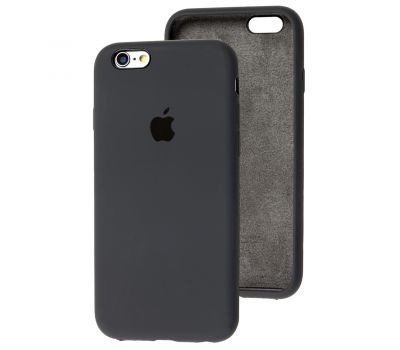 Чохол для iPhone 6 / 6s Silicone Full сірий / dark grey