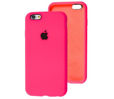 Чохол для iPhone 6/6s Silicone Full рожевий / barbie pink