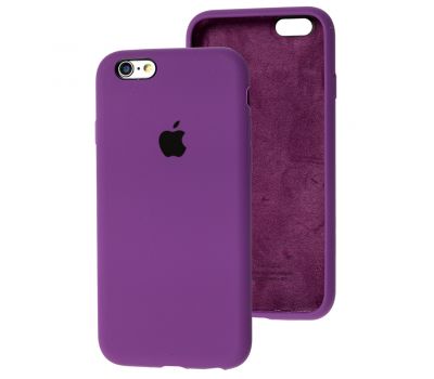 Чохол для iPhone 6/6s Silicone Full фіолетовий / grape