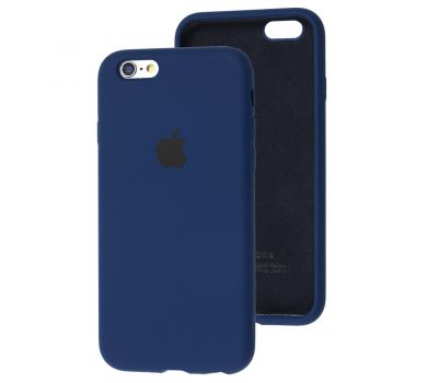 Чохол для iPhone 6/6s Silicone Full синій/navy blue