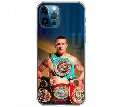 Чохол для iPhone 12 Pro MixCase Усік Oleksander чемпіонські пояси