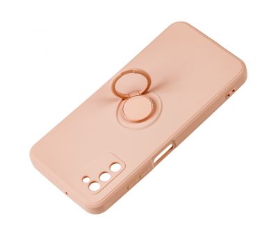Чохол для Samsung Galaxy A03s (A037) WAVE Color Ring pink sand 2901651