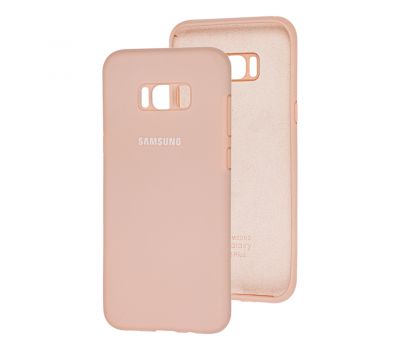 Чохол для Samsung Galaxy S8+ (G955) Silicone Full рожевий / pink sand