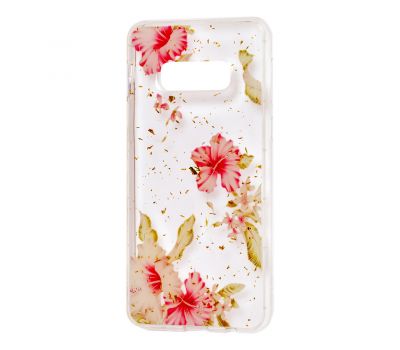 Чохол для Samsung Galaxy S10e (G970) Flowers Confetti "китайська троянда"