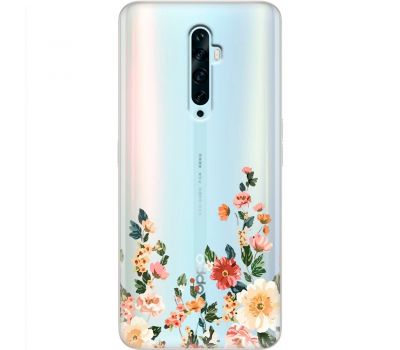 Чохол для Oppo Reno 2z Mixcase квіти квіточки