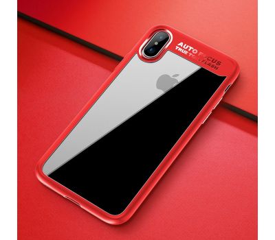 Чохол для Apple iPhone X / Xs Rock Clarity червоний 2908725