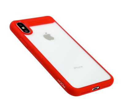Чохол для Apple iPhone X / Xs Rock Clarity червоний 2908723