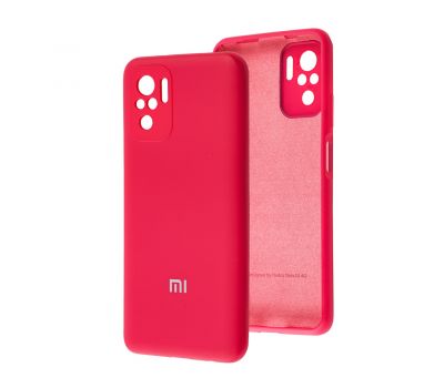 Чохол для Xiaomi Redmi Note 10 / 10s Silicone cover Full camera червоний / rose red