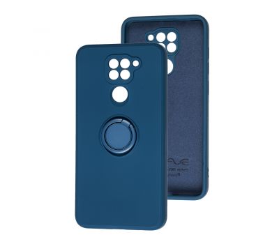 Чохол для Xiaomi Redmi Note 9 WAVE Color Ring синій