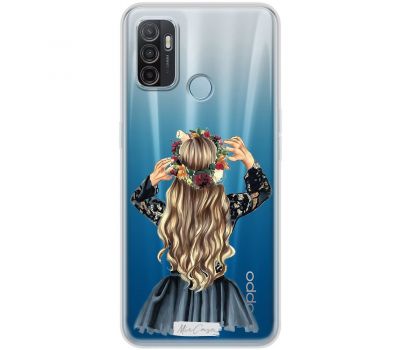 Чохол для Oppo A53 / A32 / A33 Mixcase дівчини дизайн 23