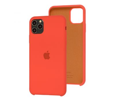 Чохол silicone для iPhone 11 Pro Max case peach