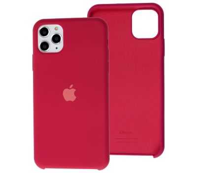 Чохол silicone для iPhone 11 Pro Max case червона троянда