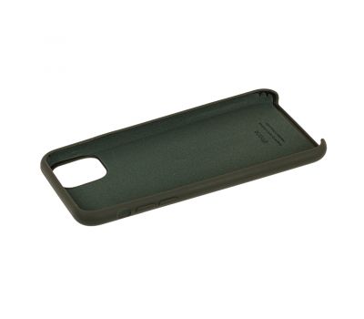 Чохол silicone для iPhone 11 Pro Max case темно-оливковий 2911884