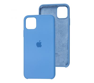 Чохол silicone для iPhone 11 Pro Max case azure blue