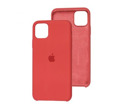 Чохол silicone для iPhone 11 Pro Max case camellia red