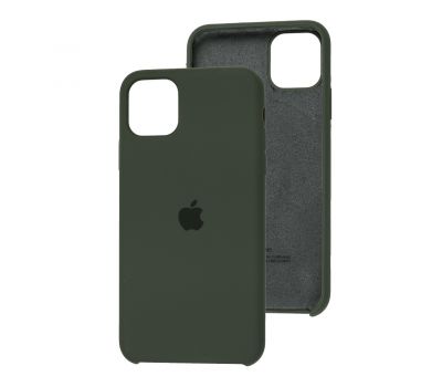 Чохол silicone для iPhone 11 Pro Max case olive