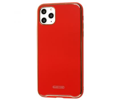 Чохол для iPhone 11 Pro Max Glass Premium червоний
