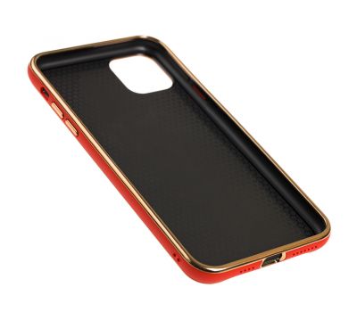 Чохол для iPhone 11 Pro Max Glass Premium червоний 2913782