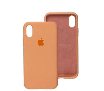 Чохол для iPhone Xr Silicone Full оранжевий / cantaloupe 2913388