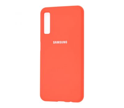 Чохол для Samsung Galaxy A7 2018 (A750) Silicone Full помаранчевий