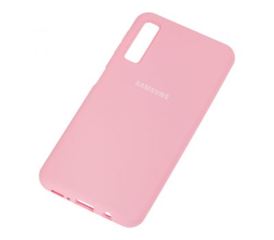 Чохол для Samsung Galaxy A7 2018 (A750) Silicone Full світло-рожевий 2914987