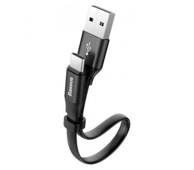 Кабель USB Baseus Lightning Nimble 2.0A 0.23m чорний 2916399