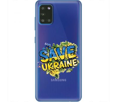 Чохол для Samsung Galaxy A31 (A315) MixCase патріотичні військовий save ukraine
