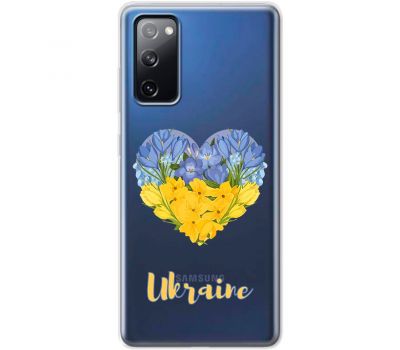 Чохол для Samsung Galaxy S20 FE (G780) MixCase патріотичні військовий серце з квітами