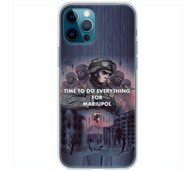 Чохол для iPhone 12 Pro MixCase патріотичні військові захисники Азов