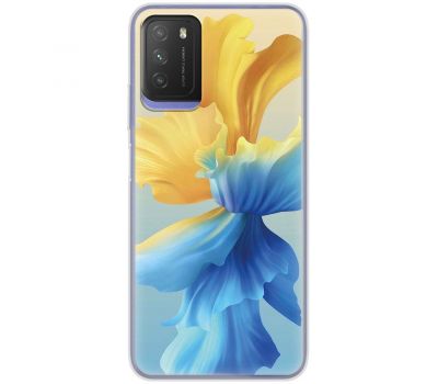 Чохол для Xiaomi Poco M3 MixCase патріотичні квітка України