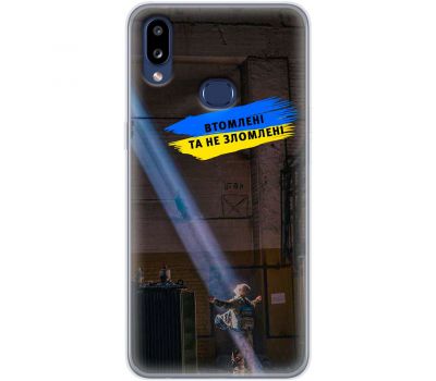 Чохол для Samsung Galaxy A10s (A107) MixCase патріотичні втомлені та не зломлені