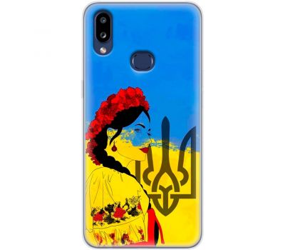 Чохол для Samsung Galaxy A10s (A107) MixCase патріотичні українка у вишиванці