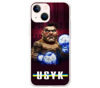 Чохол для iPhone 13 mini MixCase Вусик козак сині боксерські рукавички