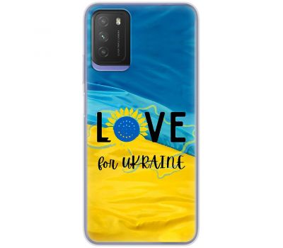 Чохол для Xiaomi Poco M3 MixCase патріотичні love Ukraine