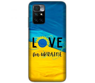 Чохол для Xiaomi Redmi 10 MixCase патріотичні love Ukraine