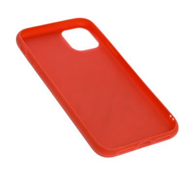 Чохол для iPhone 11 off-white leather червоний 2929623